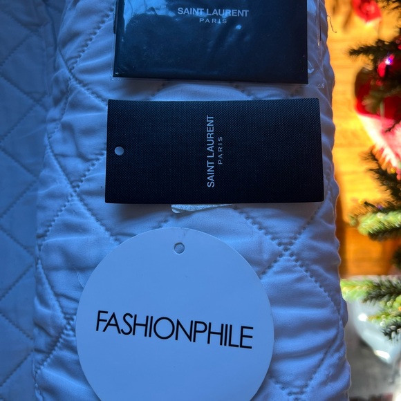 Saint Laurent Grained Calfskin Small Supple Sac de Jour in color “Fog” - Picture 9 of 10